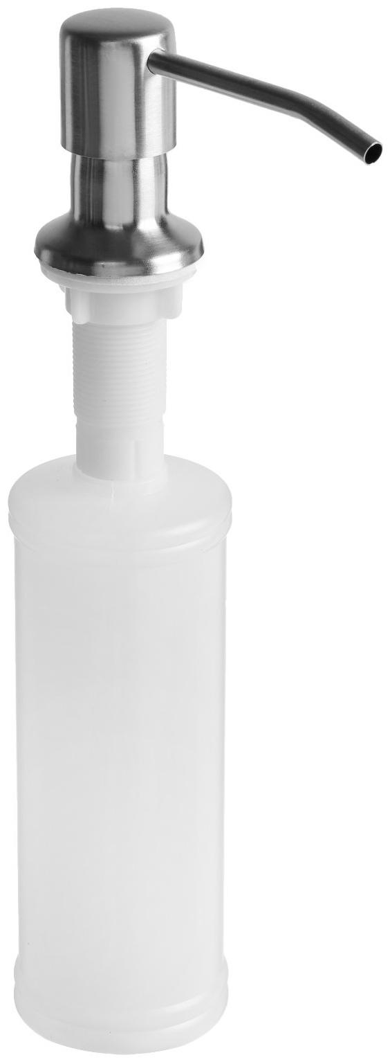 Дозатор для моющего средства ZEIN Z3615, 300 мл, на мойку, встраиваемый, сатин