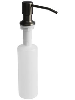 Дозатор для моющего средства ZEIN Z3617, 300 мл, на мойку, встраиваемый, графит