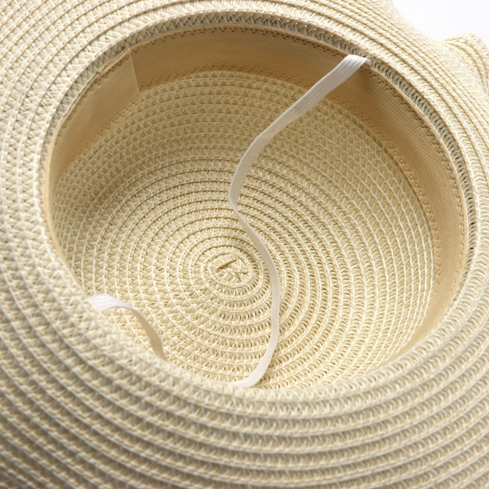 Шляпа для девочки с бантом MINAKU, р-р 52, цв.молочный