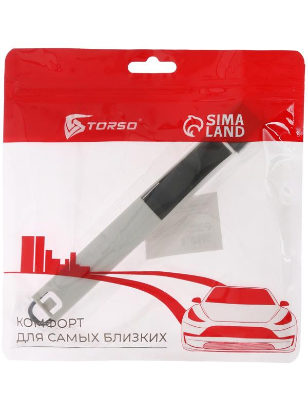 Щетка для чистки труднодоступных мест с совком, черный