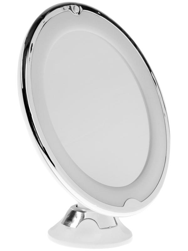 Зеркало Luazon KZ- 13, подсвтека, настенное, 18 диодов, 3 режима свечения, от батареек 3*ААА