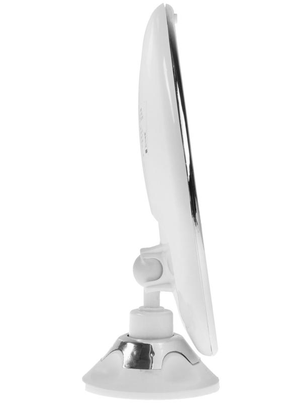 Зеркало Luazon KZ- 13, подсвтека, настенное, 18 диодов, 3 режима свечения, от батареек 3*ААА