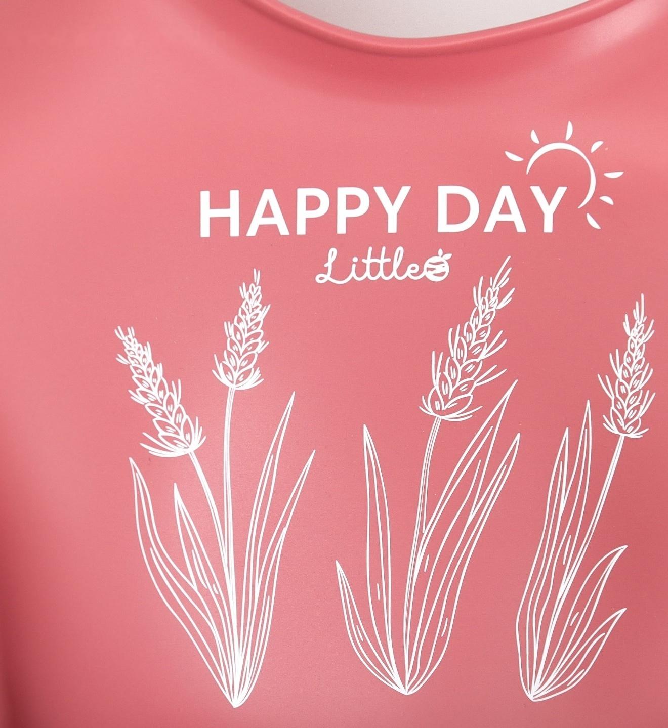 Нагрудник детский сииконовый, Mum&baby, 23х4х29, вишневый