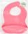 Нагрудник детский сииконовый, Крошка Я, 23х4х29, розовый