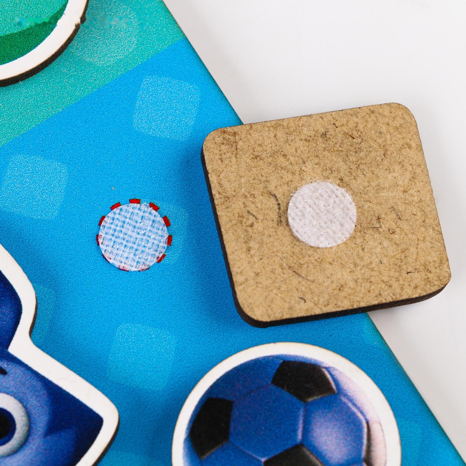 Вкладыши на липучках, цветняшки «Сортируем предметы» 20 элементов, на липучках, изучаем цвет