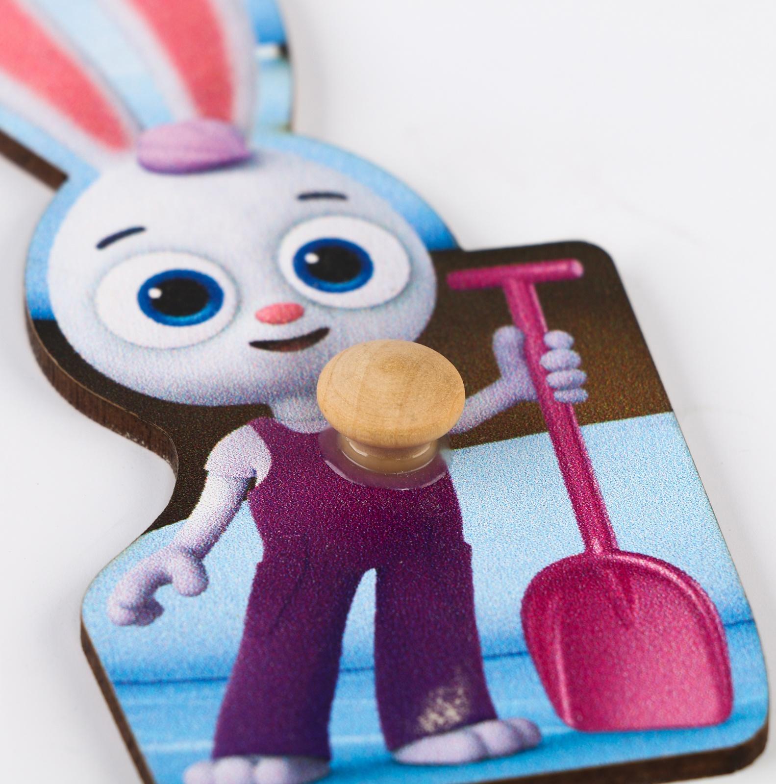 Вкладыши, цветняшки «Зимняя прогулка Зайчонка Скок»