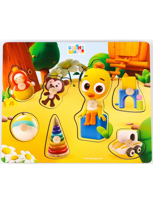 Вкладыши, цветняшки «Летняя прогулка Цыплёнка Пи»