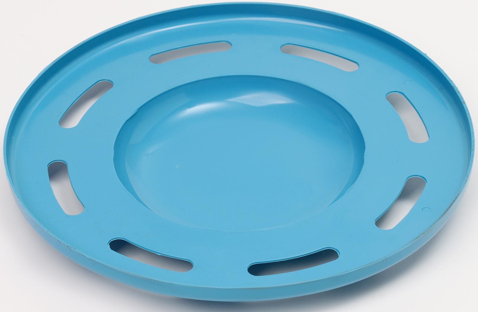 Летающая тарелка «Фигурная» синий, 20 см