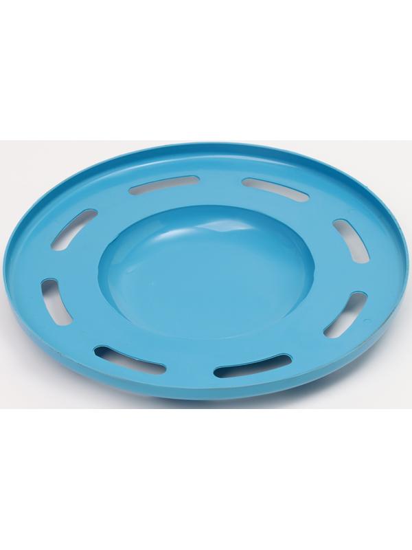 Летающая тарелка «Фигурная» синий, 20 см