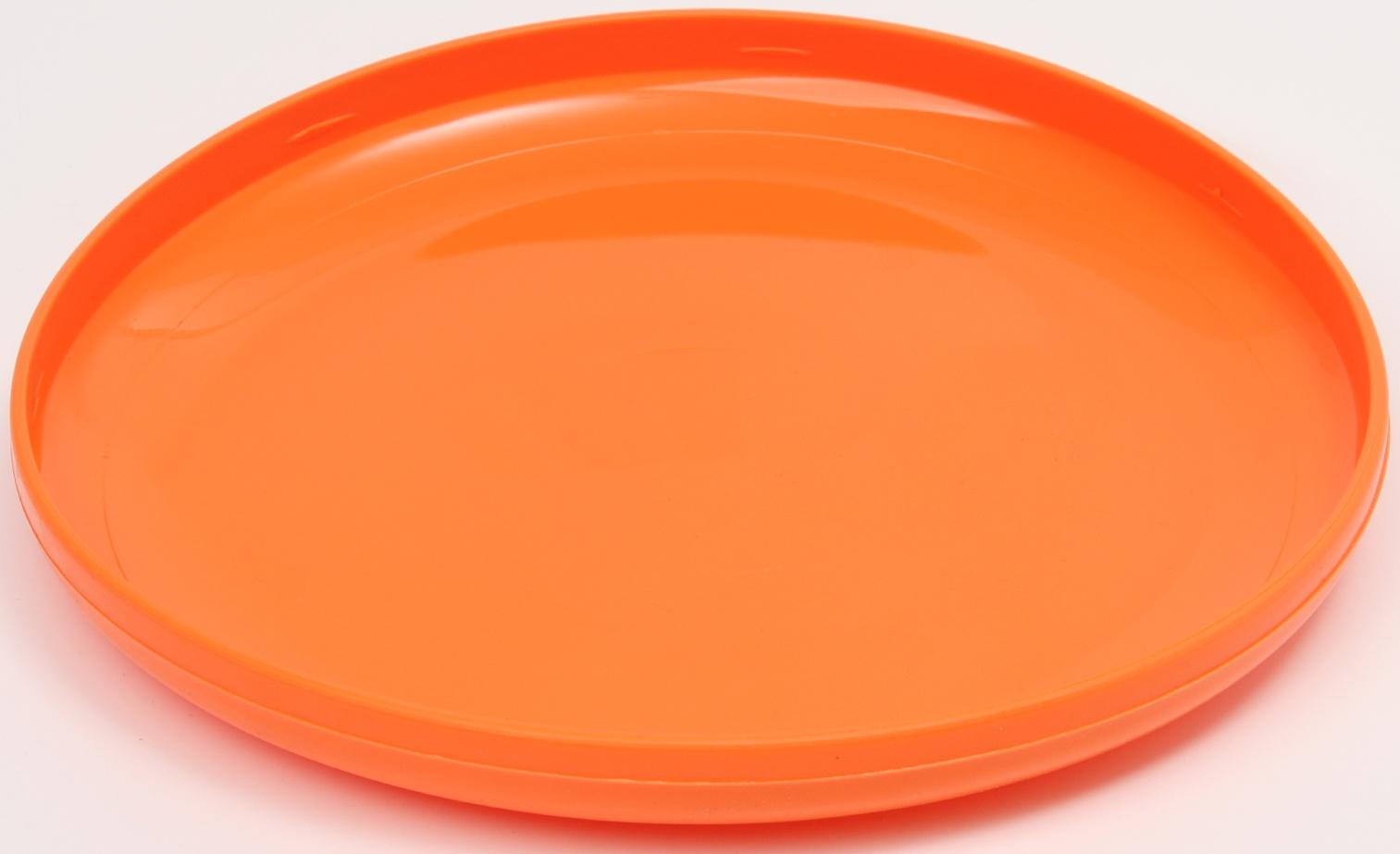 Летающая тарелка «Фрисби» оранжевый, 23 см