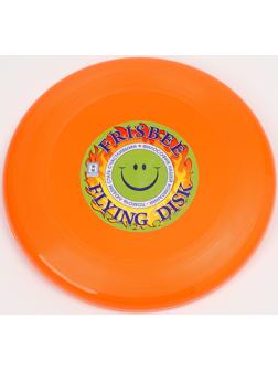 Летающая тарелка «Фрисби» оранжевый, 23 см