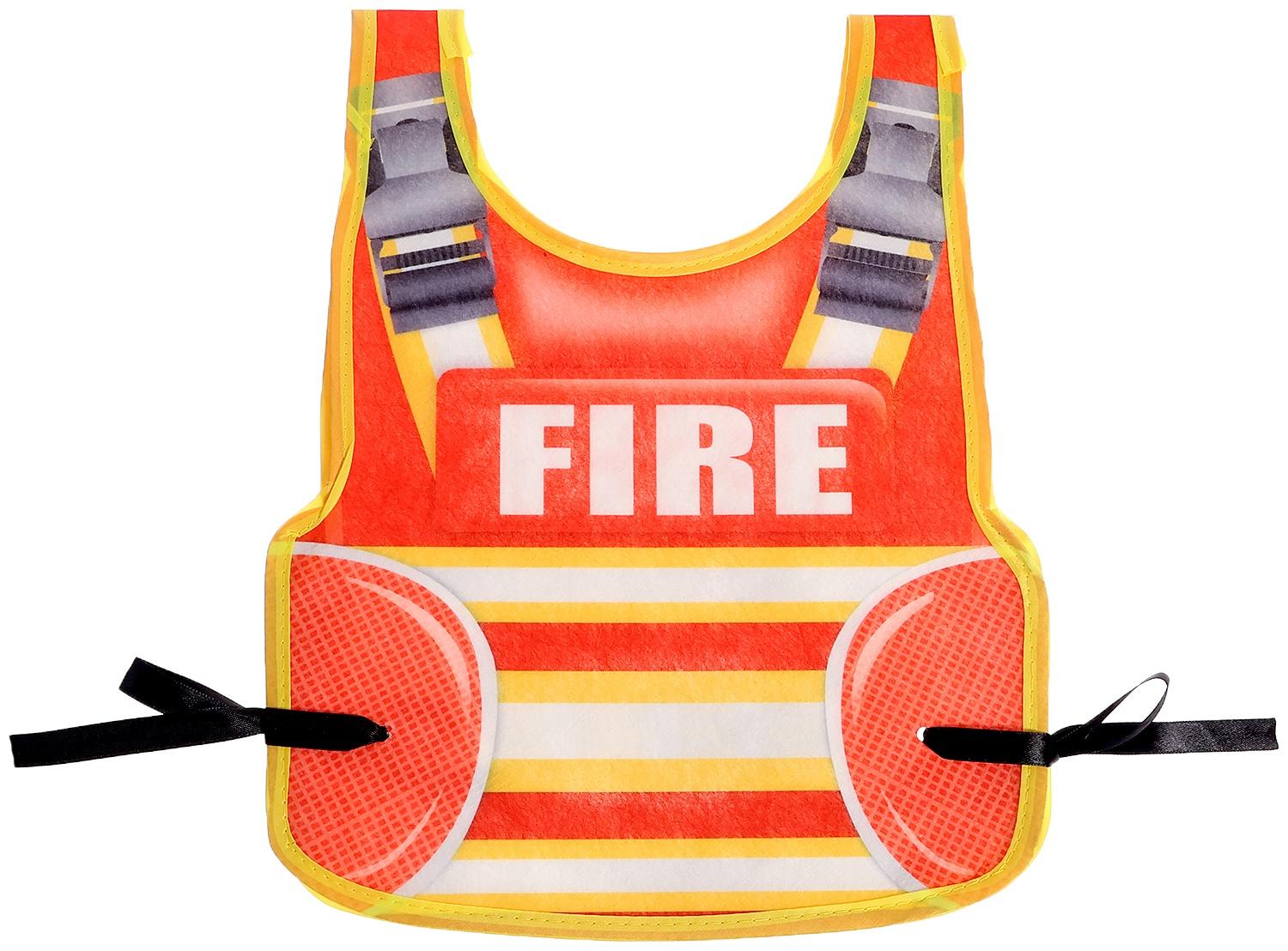 Набор пожарного «Укротитель огня», с текстильным жилетом, 8 предметов