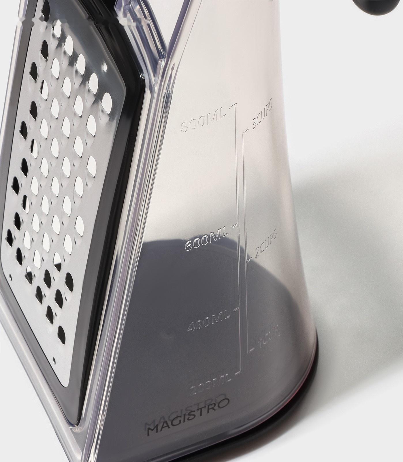 Терка кухонная Magistro Gretta, 3 лезвия в комплекте, противоскользящее основание