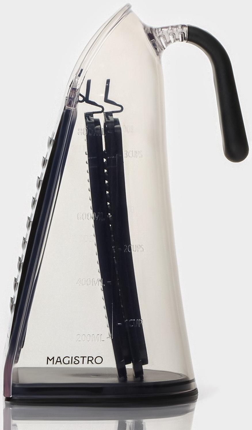 Терка кухонная Magistro Gretta, 3 лезвия в комплекте, противоскользящее основание