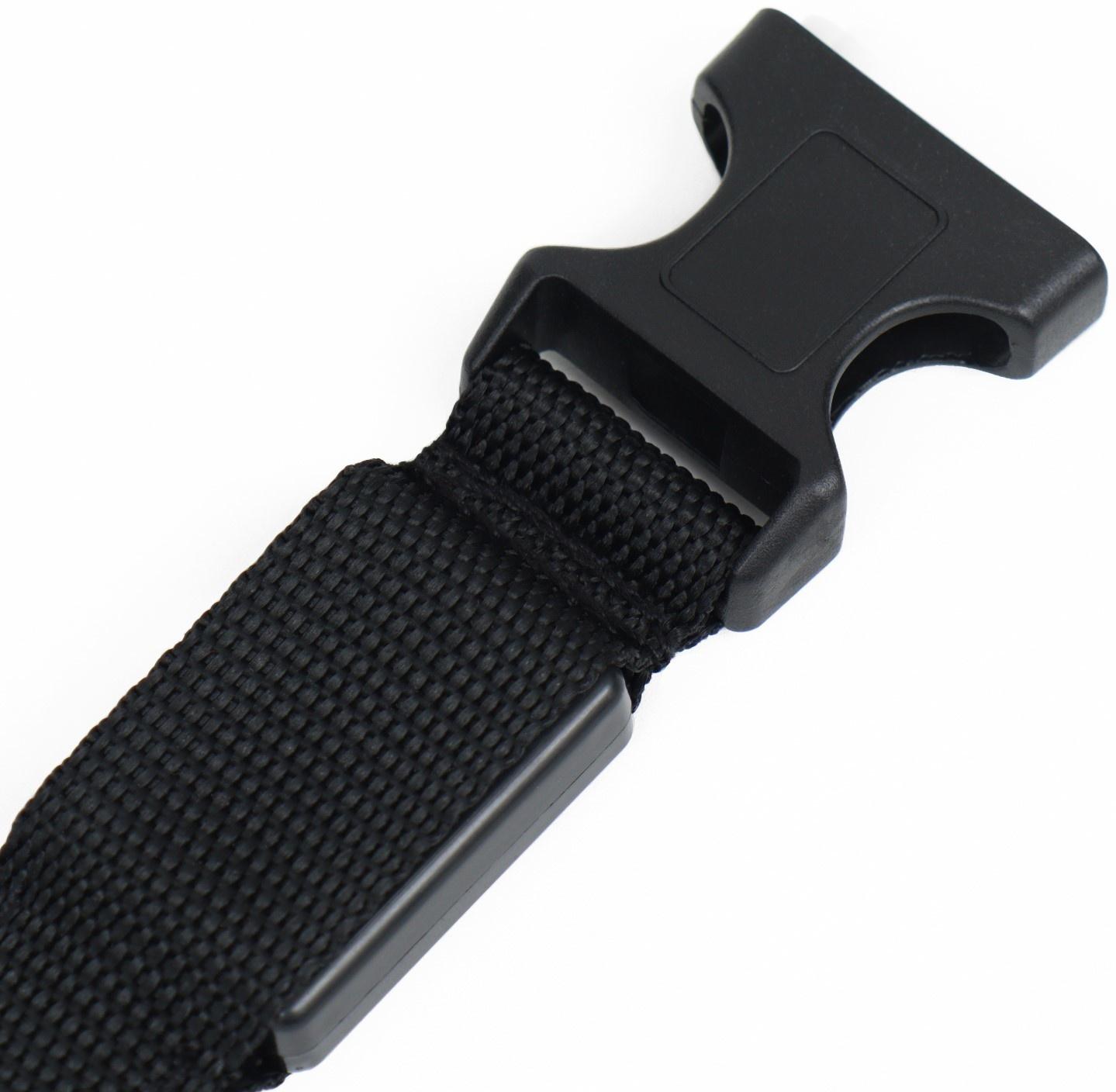 Ошейник с подсветкой, зарядка от USB, размер M, ОШ 37-46 см, 3 режима, черный