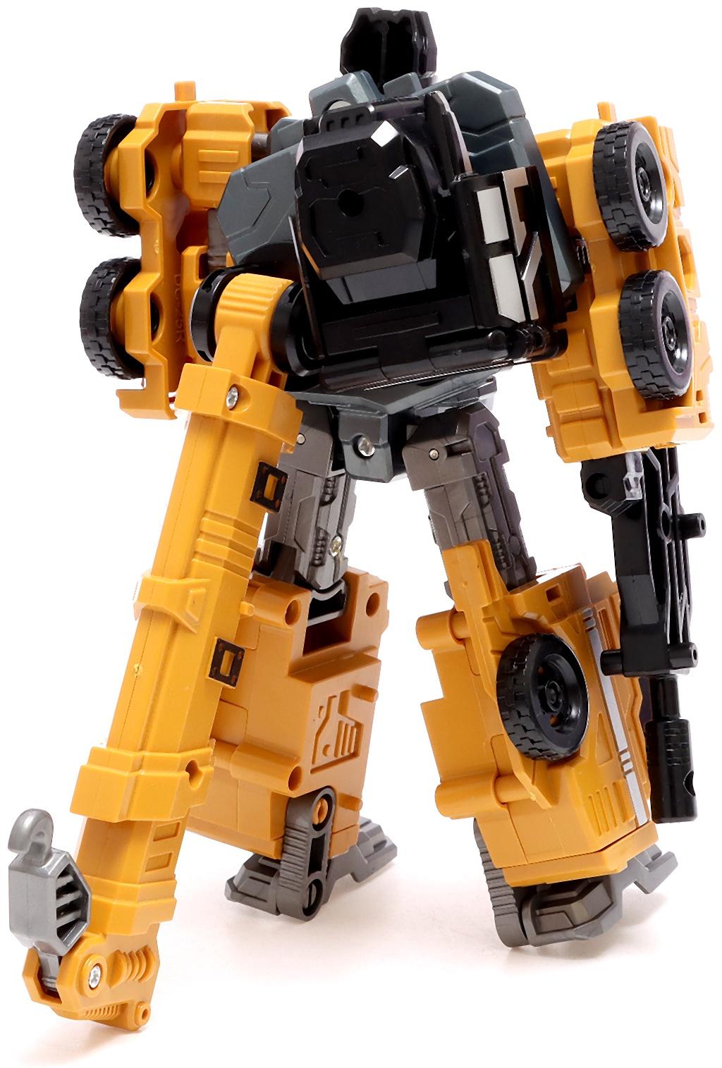 Робот «Автокран», трансформируется, собирается в 1 робота из 7 машин