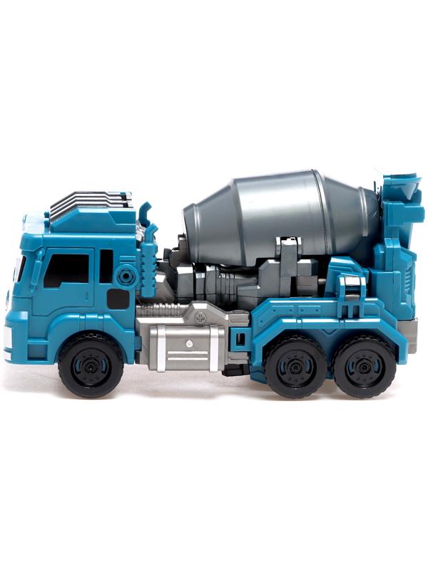Робот «Бетономешалка», трансформируется, собирается в 1 робота из 7 машин
