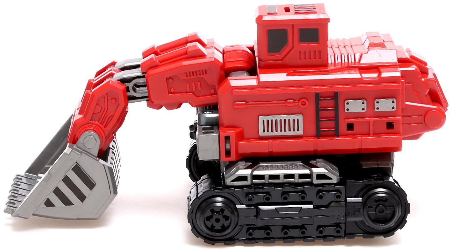Робот «Экскаватор», трансформируется, собирается в 1 робота из 7 машин