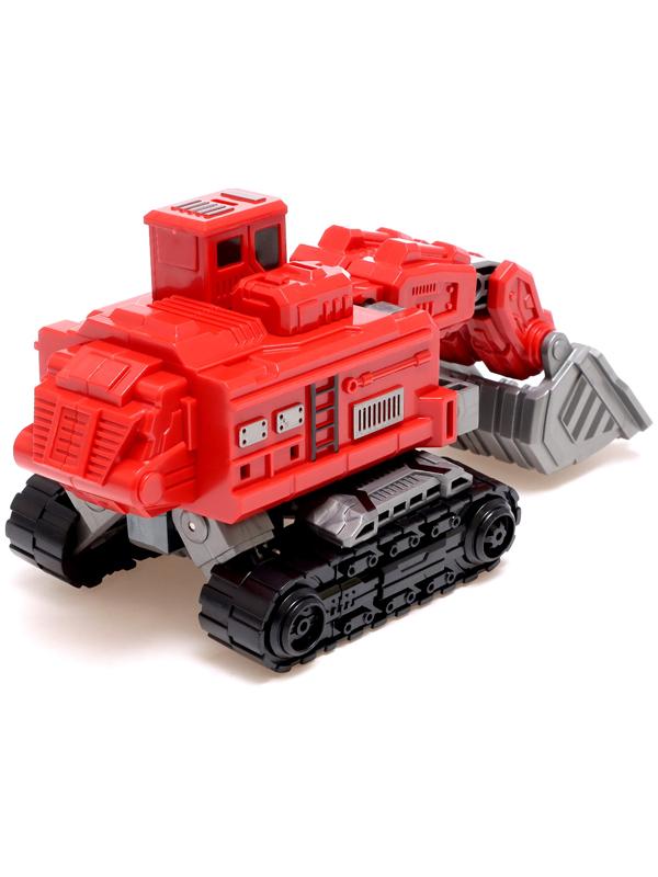 Робот «Экскаватор», трансформируется, собирается в 1 робота из 7 машин