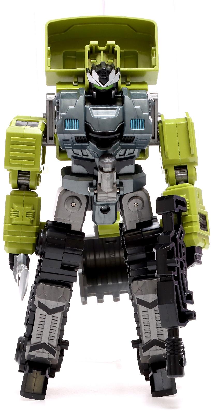 Робот «Экскаватор», трансформируется, собирается в 1 робота из 7 машин