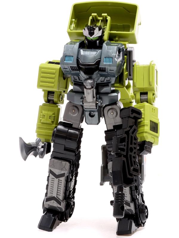 Робот «Экскаватор», трансформируется, собирается в 1 робота из 7 машин