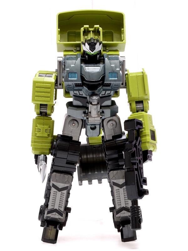 Робот «Экскаватор», трансформируется, собирается в 1 робота из 7 машин