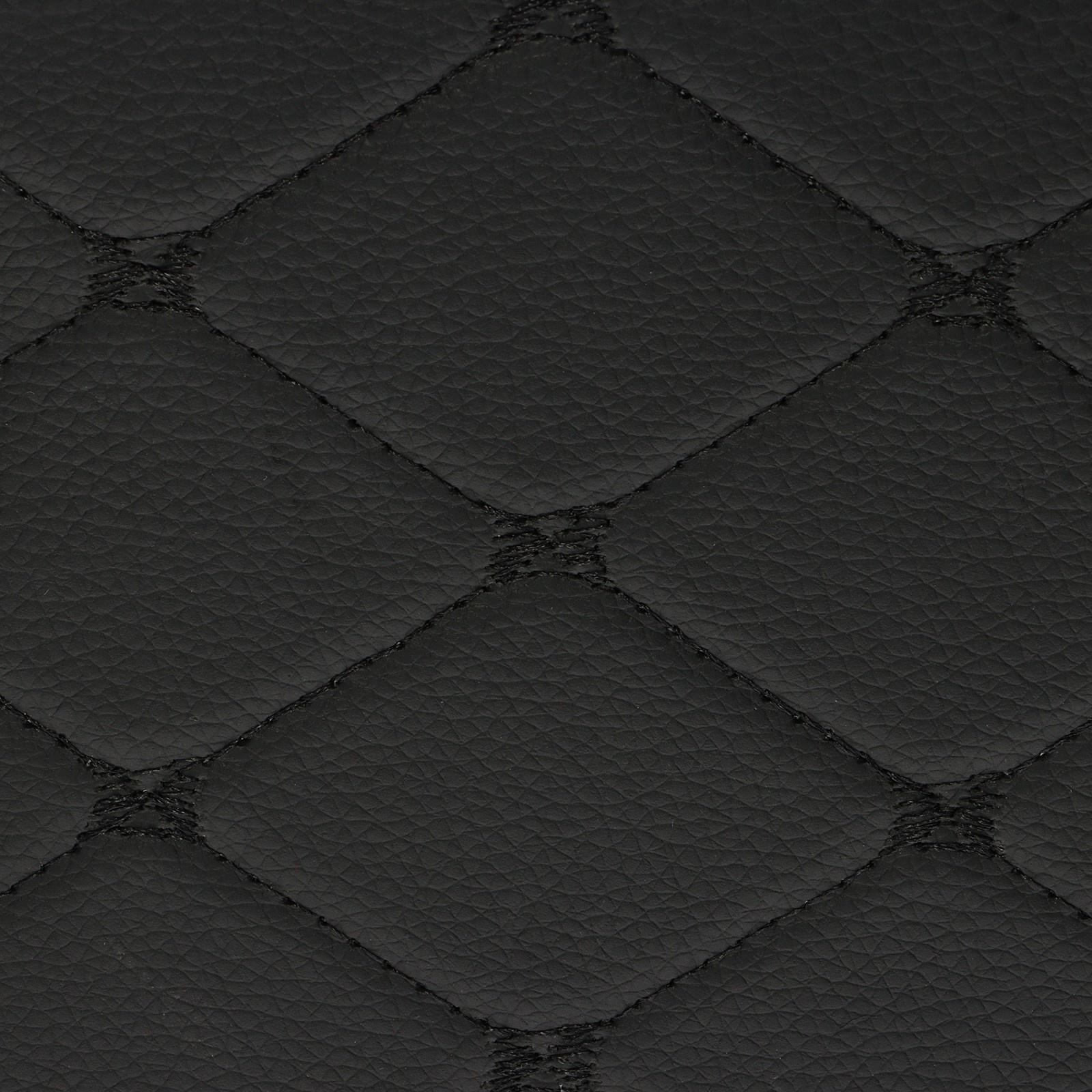 Органайзер кофр в багажник, 39 х 30 х 31 см, экокожа, черный-черный