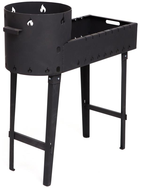 Мангал с очагом 