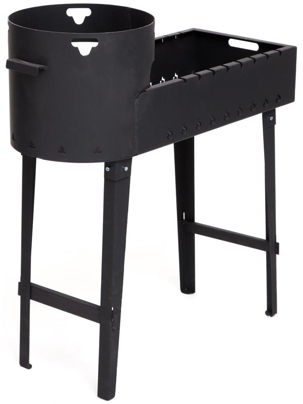 Мангал с очагом 