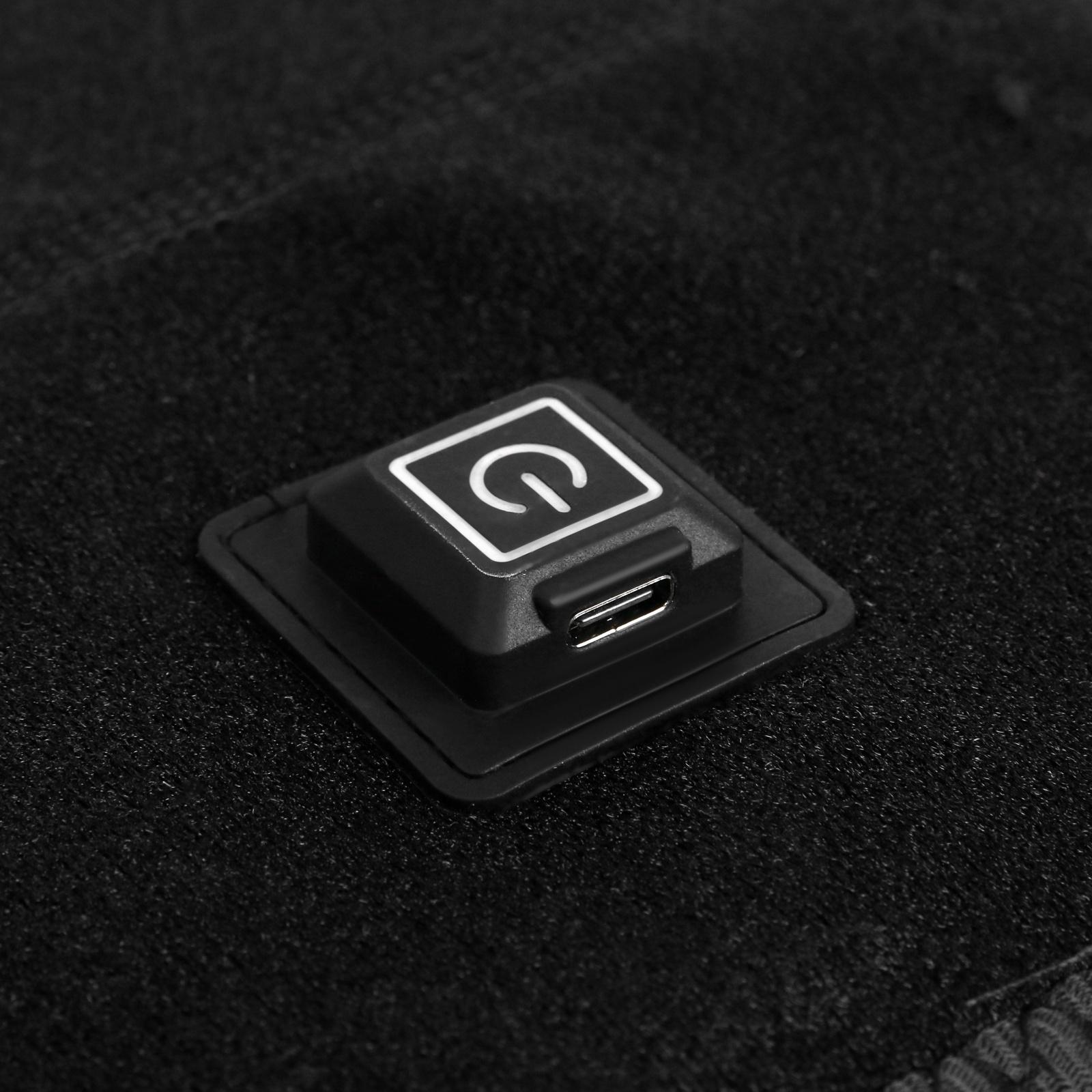 Массажёр для ног LuazON LEM-13, бандаж на колено, 3 температурных режима, АКБ, черный