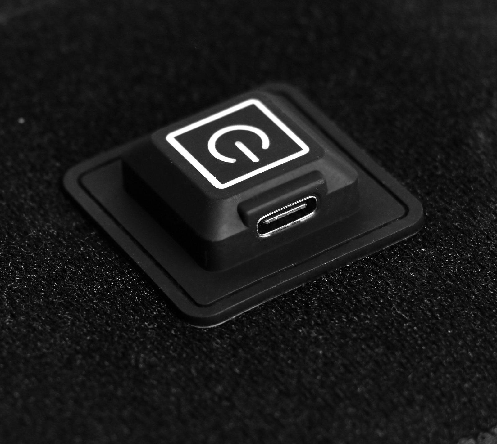 Массажёр для ног LuazON LEM-13, бандаж на колено, 3 температурных режима, АКБ, черный