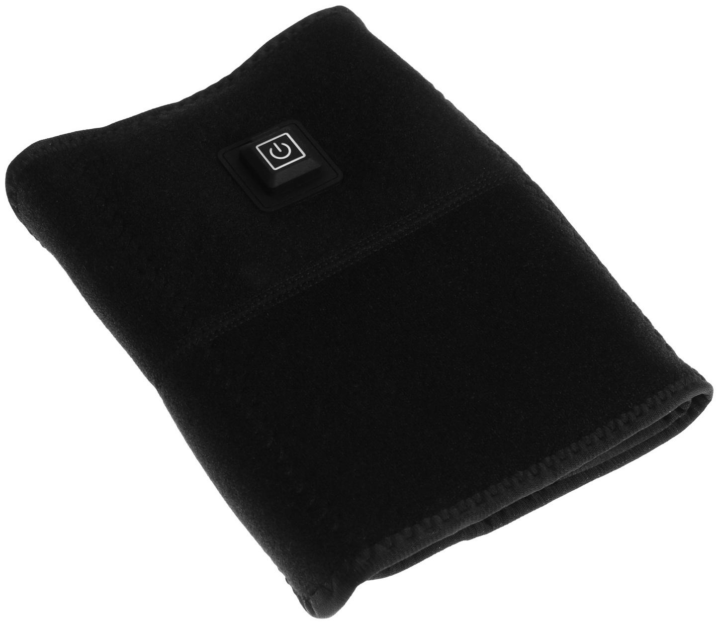 Массажёр для ног LuazON LEM-13, бандаж на колено, 3 температурных режима, АКБ, черный