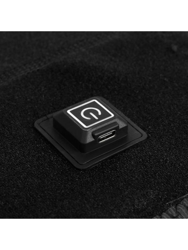 Массажёр для ног LuazON LEM-13, бандаж на колено, 3 температурных режима, АКБ, черный