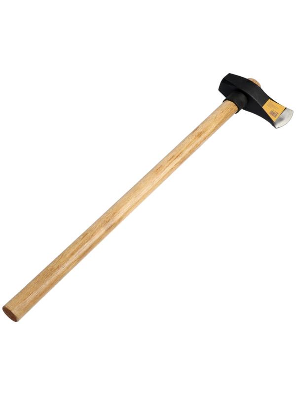 Колун-кувалда кованый ТУНДРА ПРОФИ, обратный всад, рукоятка из бука, с защитой, 2.7 кг