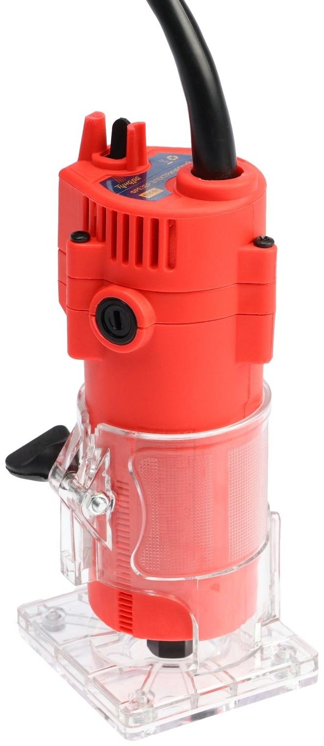 Фрезер кромочный электрический ТУНДРА, 800 Вт, 30 000 об/мин, цанга 6 мм