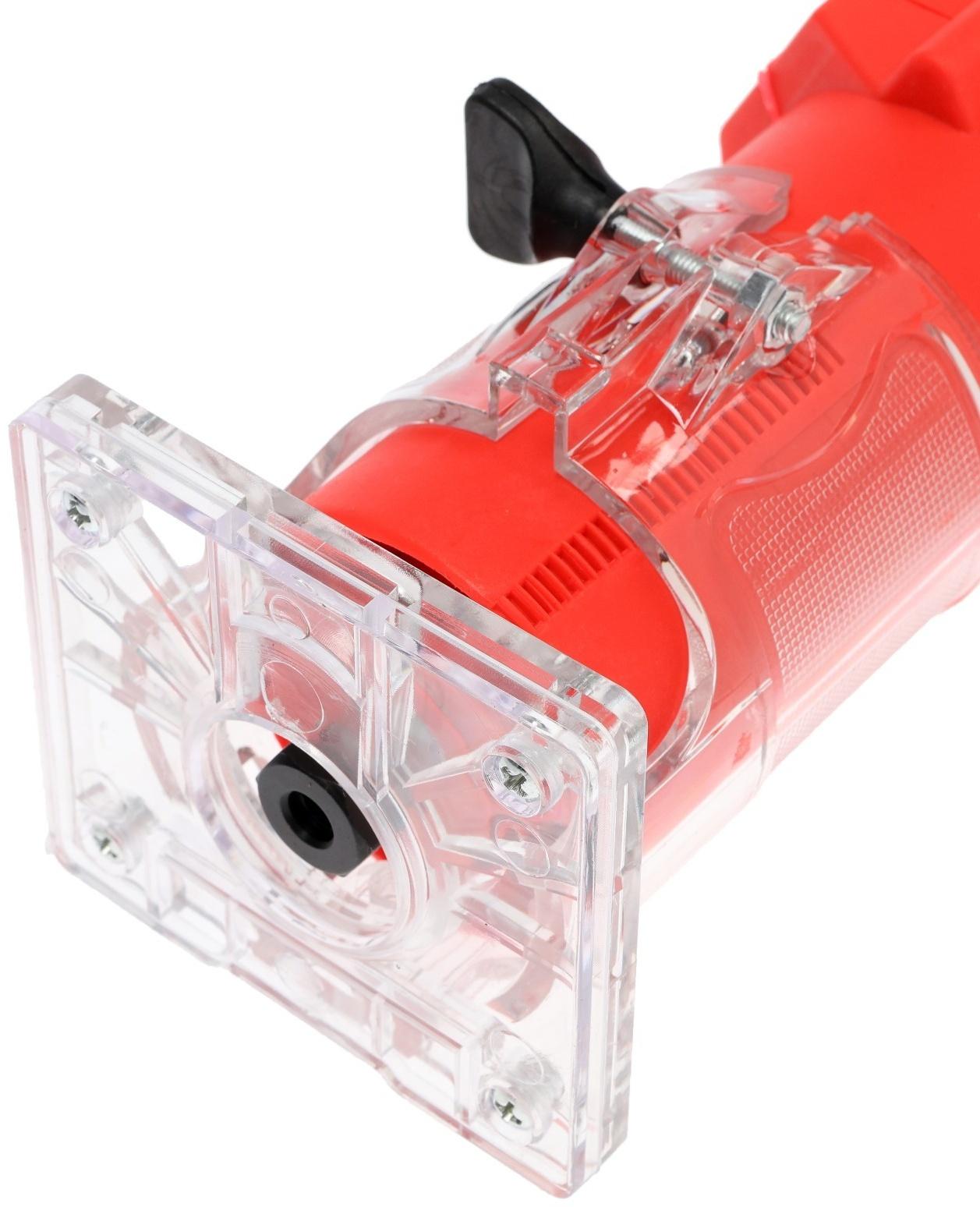 Фрезер кромочный электрический ТУНДРА, 800 Вт, 30 000 об/мин, цанга 6 мм