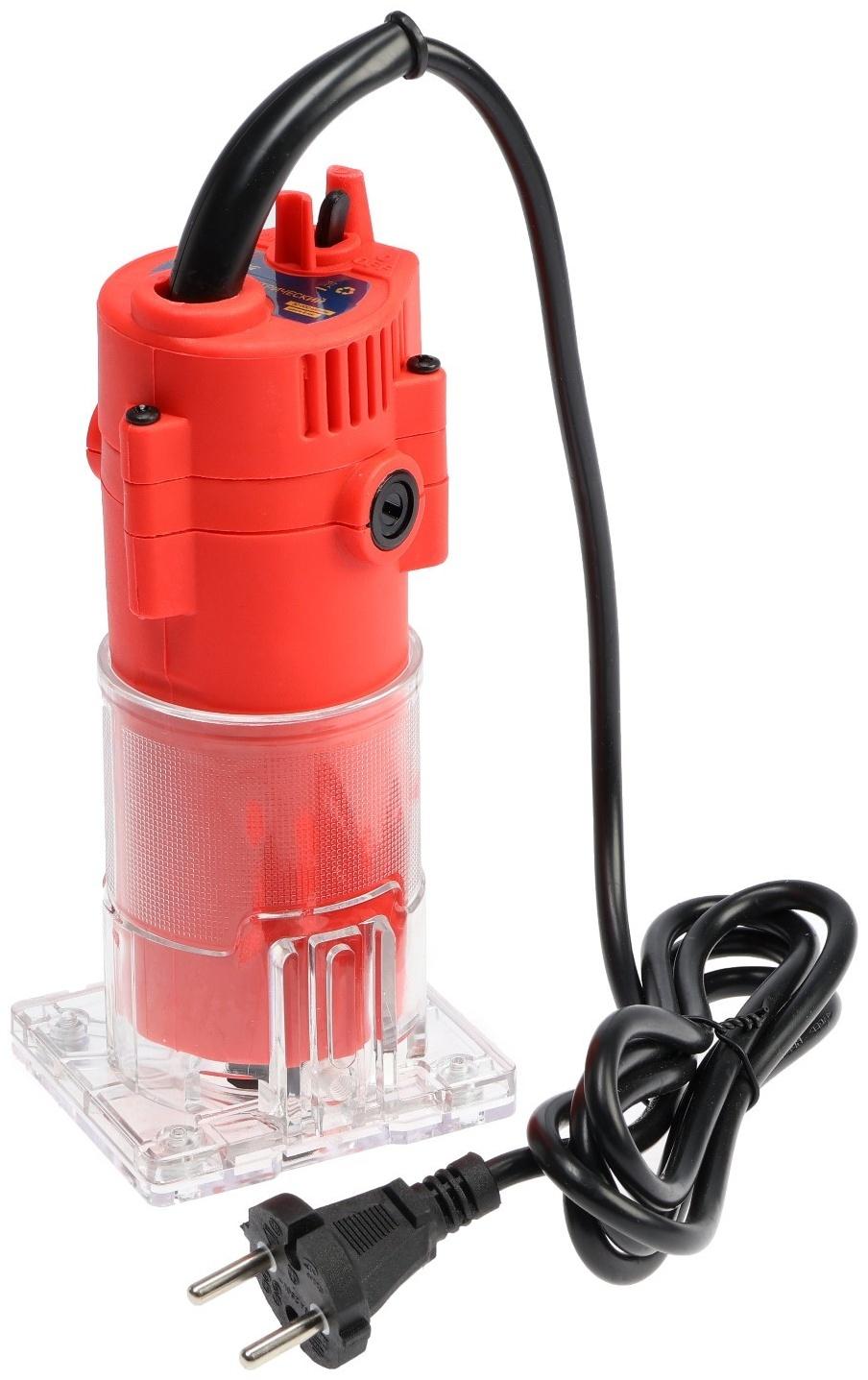 Фрезер кромочный электрический ТУНДРА, 800 Вт, 30 000 об/мин, цанга 6 мм