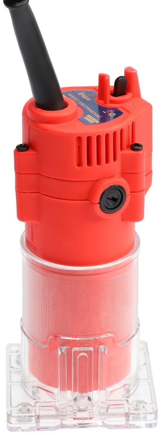 Фрезер кромочный электрический ТУНДРА, 800 Вт, 30 000 об/мин, цанга 6 мм