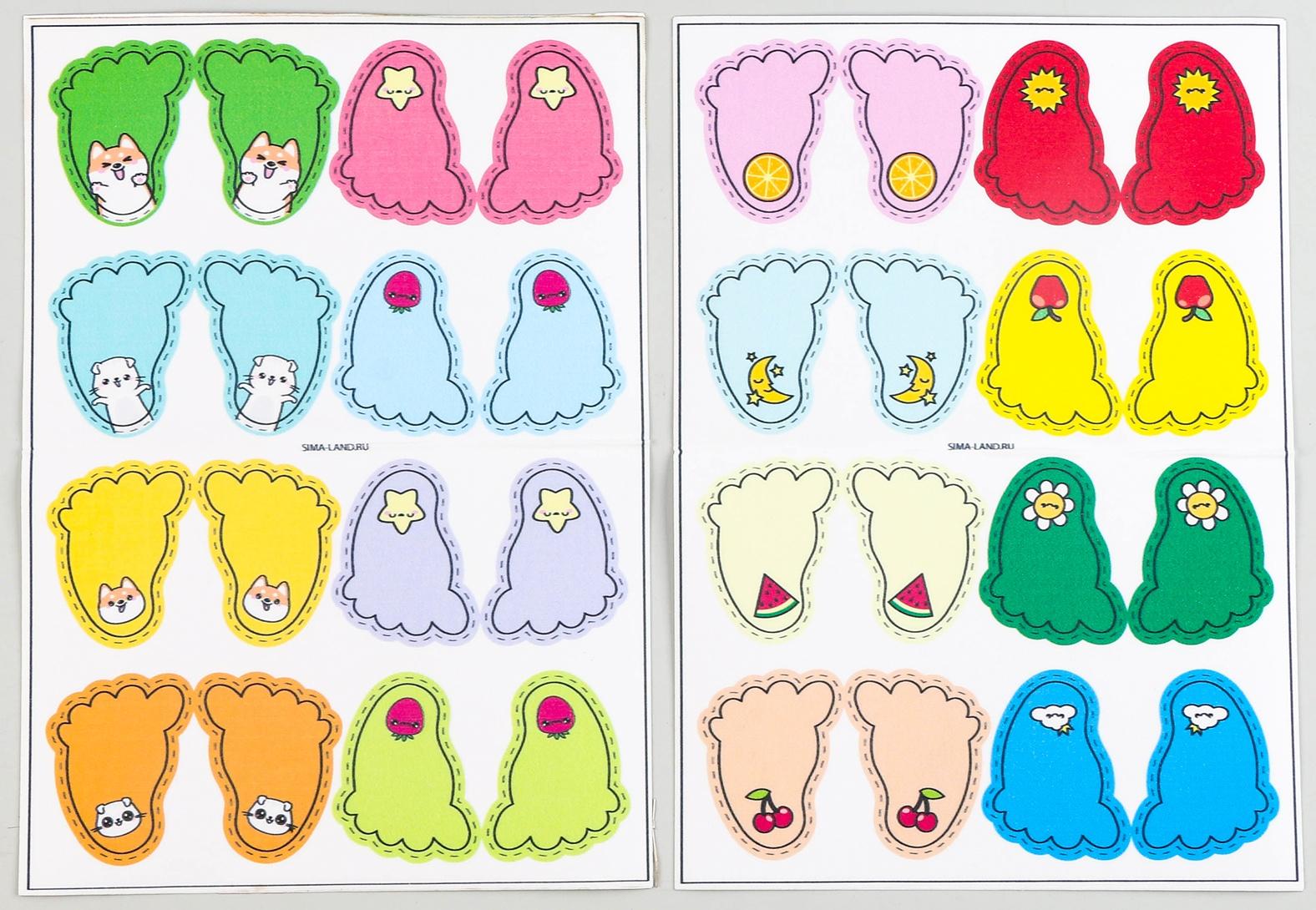 Тканевые наклейки для обуви «Озорной котёнок»