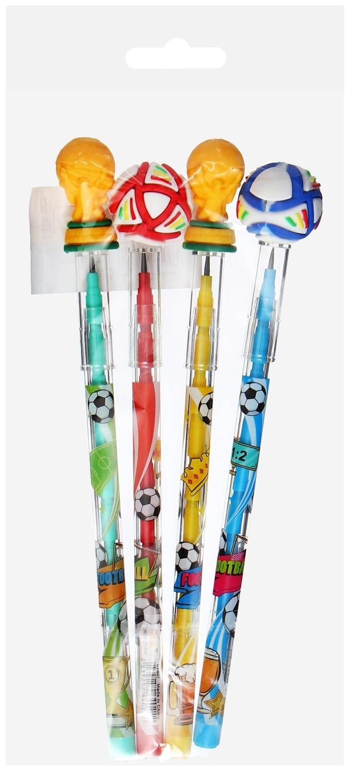 Карандаш секционный Футбол МИКС (штрихкод на штуке)