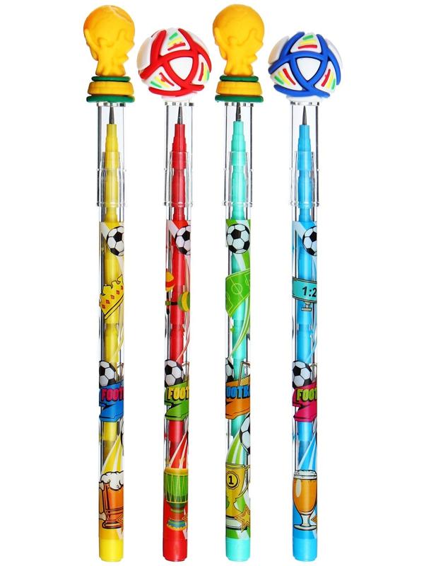 Карандаш секционный Футбол МИКС (штрихкод на штуке)