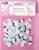 Размерники жаккардовые, «XS», 12 × 30 мм, 100 шт, цвет белый