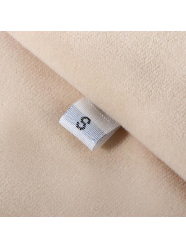 Размерники жаккардовые, «S», 12 × 30 мм, 100 шт, цвет белый