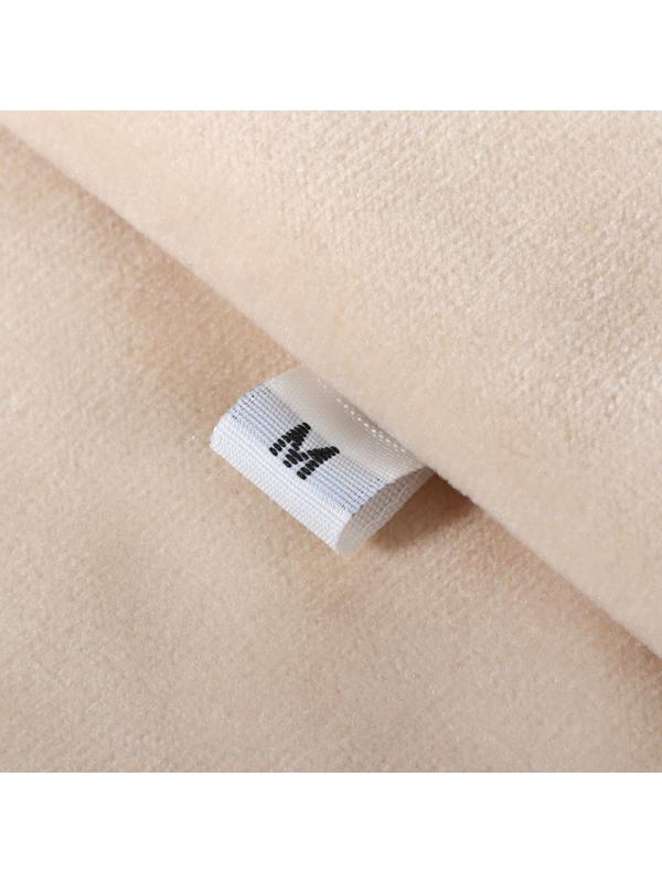 Размерники жаккардовые, «М», 12 × 30 мм, 100 шт, цвет белый