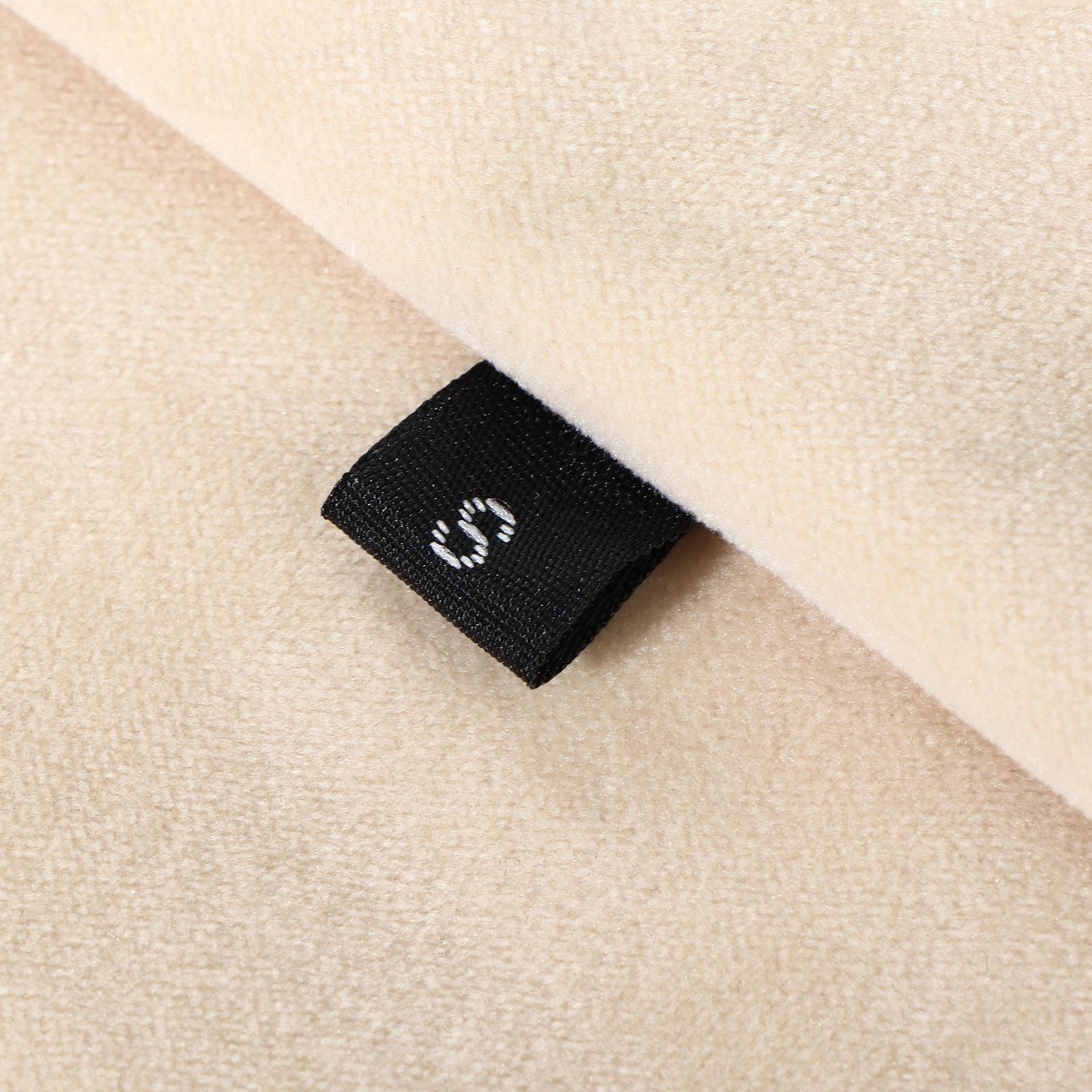 Размерники жаккардовые, «S», 12 × 30 мм, 100 шт, цвет чёрный