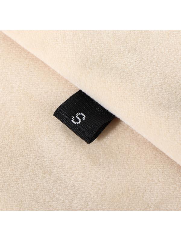 Размерники жаккардовые, «S», 12 × 30 мм, 100 шт, цвет чёрный