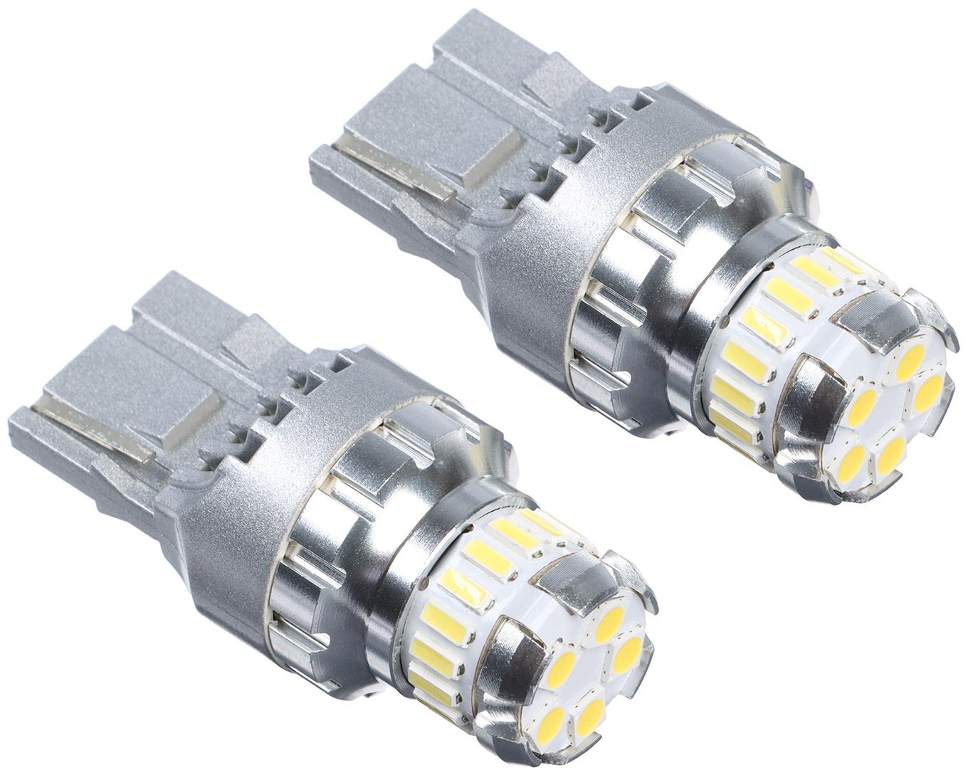 Автолампа светодиодная Cartage, W21W, CANBUS, 12 В, набор 2 шт, белый 6500 К