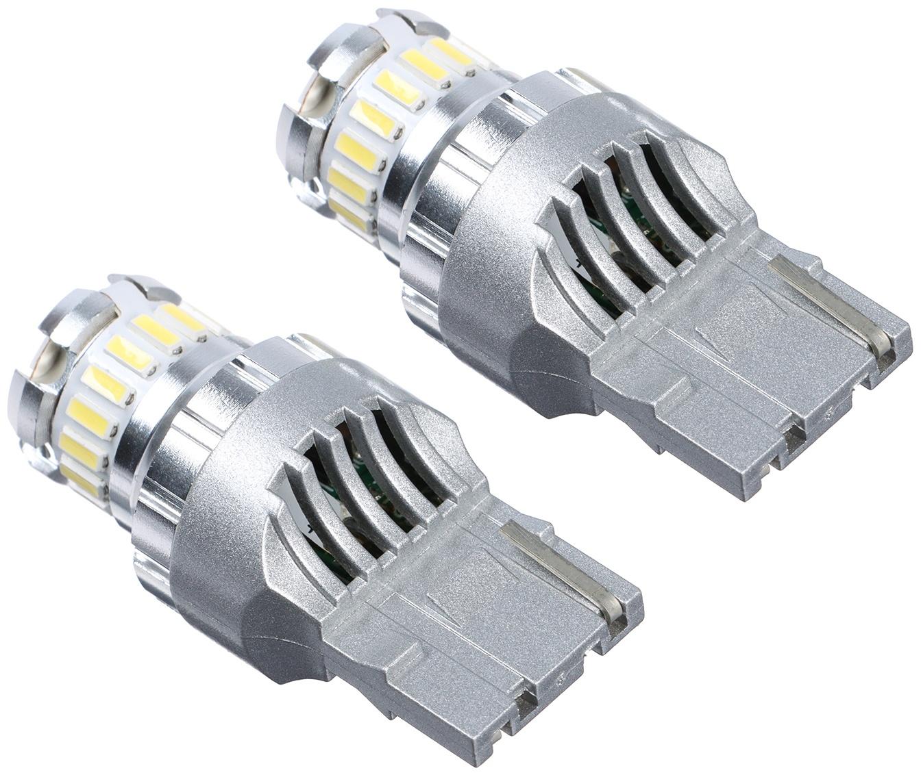 Автолампа светодиодная Cartage, W21W, CANBUS, 12 В, набор 2 шт, белый 6500 К
