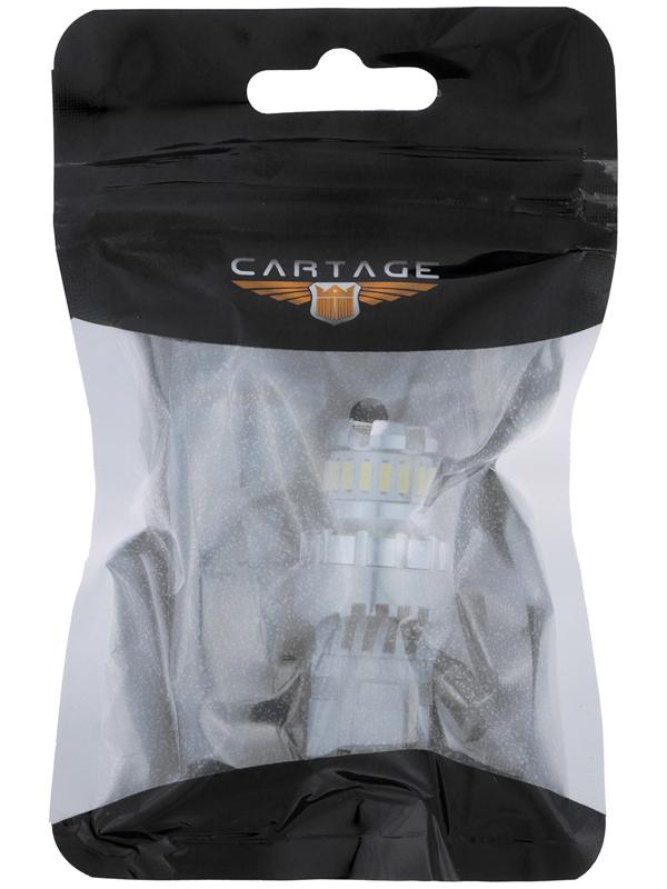 Автолампа светодиодная Cartage, W21W, CANBUS, 12 В, набор 2 шт, белый 6500 К