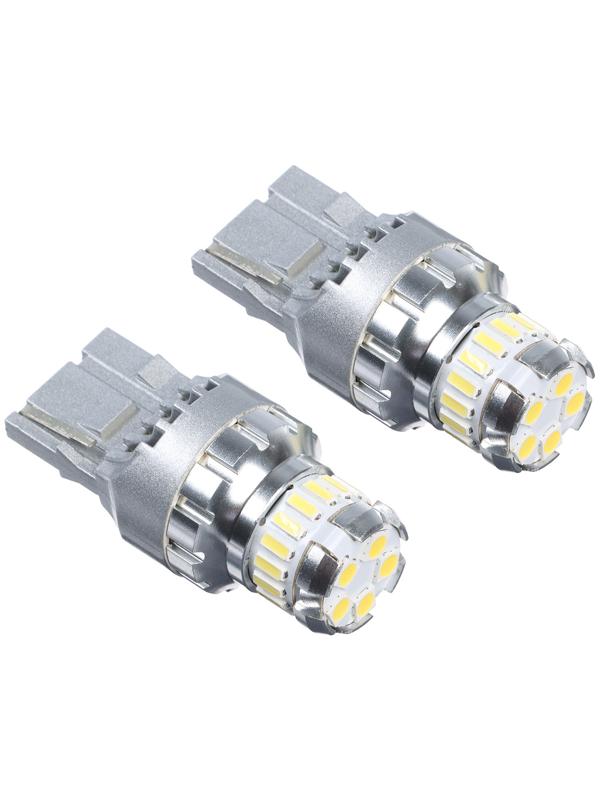 Автолампа светодиодная Cartage, W21W, CANBUS, 12 В, набор 2 шт, белый 6500 К